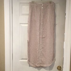 Linen skirt
